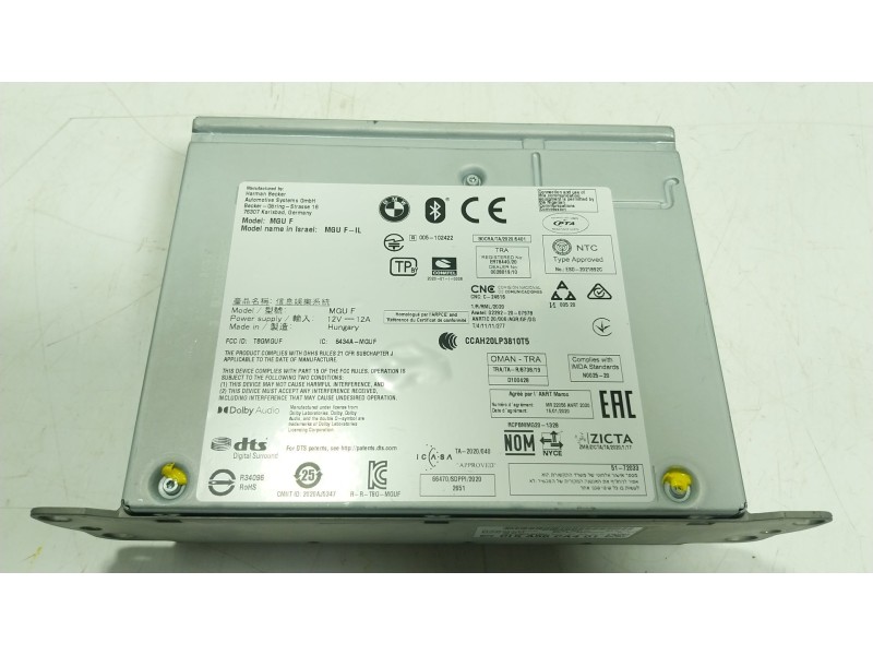 Recambio de sistema navegacion gps para bmw 4 gran coupe (g26) 420 d mild-hybrid xdrive referencia OEM IAM  CI5A56CA401 