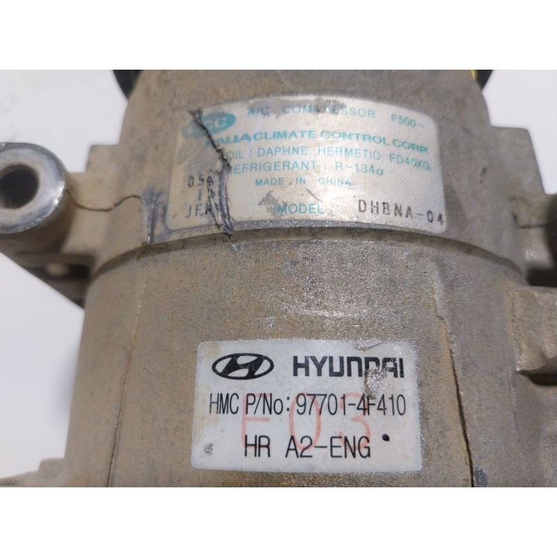 Recambio de compresor aire acondicionado para hyundai h-1 travel (tq) 2.5 crdi referencia OEM IAM  977014F410 