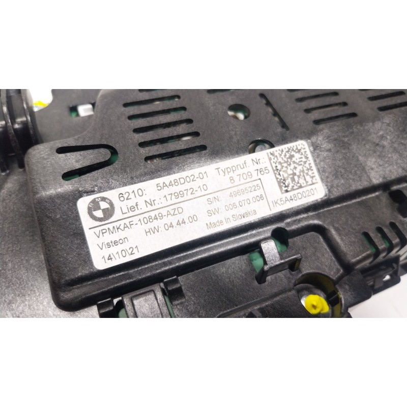 Recambio de cuadro instrumentos para bmw 4 gran coupe (g26) 420 d mild-hybrid xdrive referencia OEM IAM  62105A48D02 