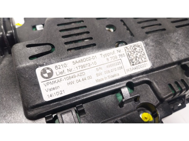 Recambio de cuadro instrumentos para bmw 4 gran coupe (g26) 420 d mild-hybrid xdrive referencia OEM IAM  62105A48D02 