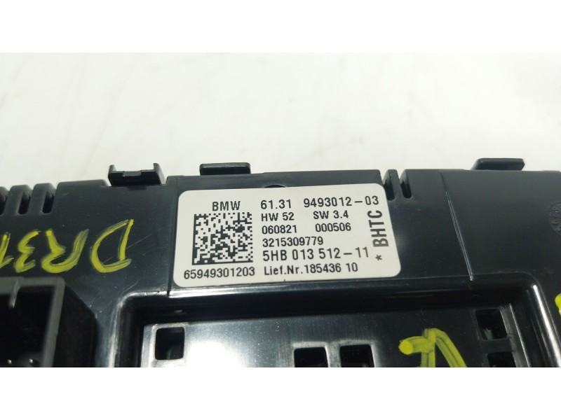 Recambio de mando climatizador para bmw 4 gran coupe (g26) 420 d mild-hybrid xdrive referencia OEM IAM  61319493012 