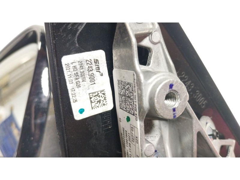 Recambio de espejo izquierdo para bmw 4 gran coupe (g26) 420 d mild-hybrid xdrive referencia OEM IAM  22439001 