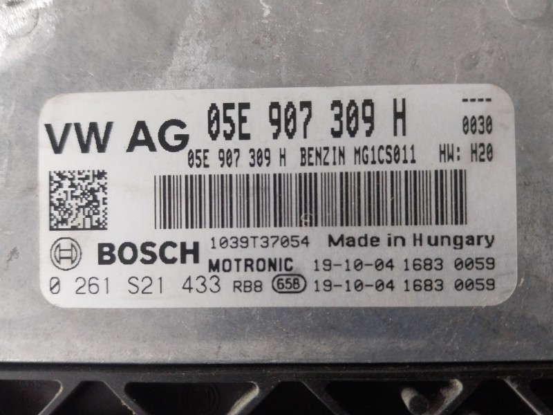 Recambio de centralita motor uce para seat leon (5f1) 1.5 tsi referencia OEM IAM 05E906018AR 05E907309H 