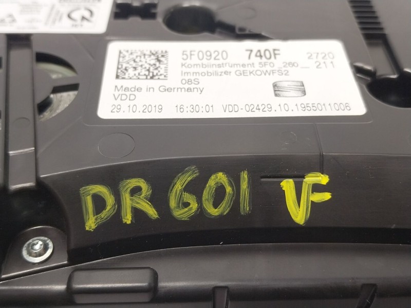 Recambio de cuadro instrumentos para seat leon (5f1) 1.5 tsi referencia OEM IAM 5F0920740F 5F0920740F 
