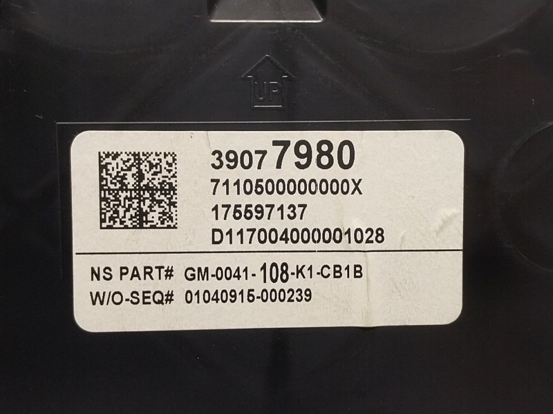 Recambio de cuadro instrumentos para opel astra k (b16) 1.6 cdti (68) referencia OEM IAM 39077980 3907780 