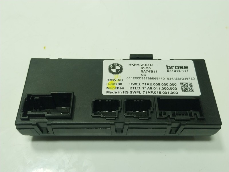 Recambio de modulo electronico para bmw x6 (g06, f96) xdrive 30 d mild-hybrid referencia OEM IAM 61355A74B11 61355A74B1103 