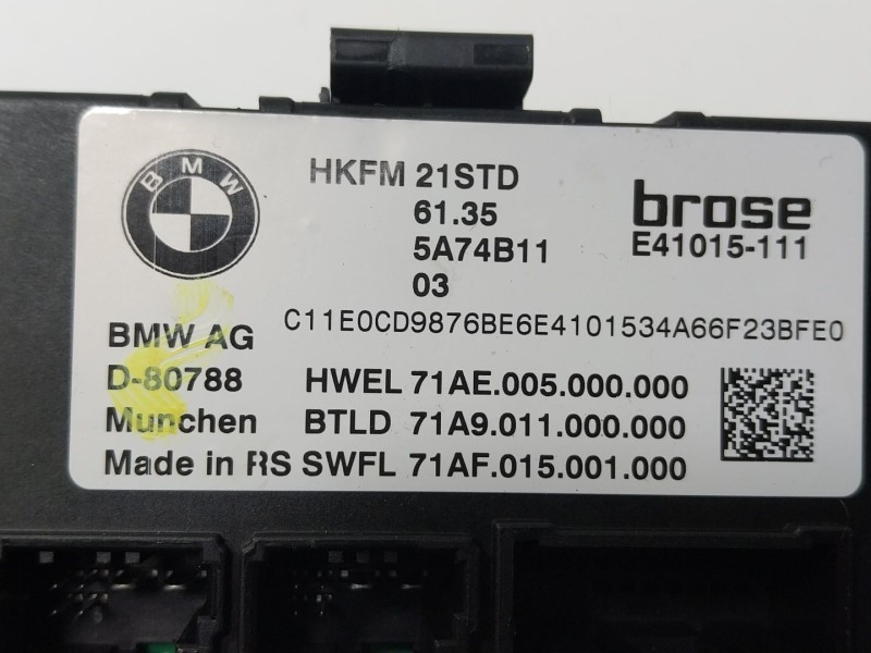 Recambio de modulo electronico para bmw x6 (g06, f96) xdrive 30 d mild-hybrid referencia OEM IAM 61355A74B11 61355A74B1103 