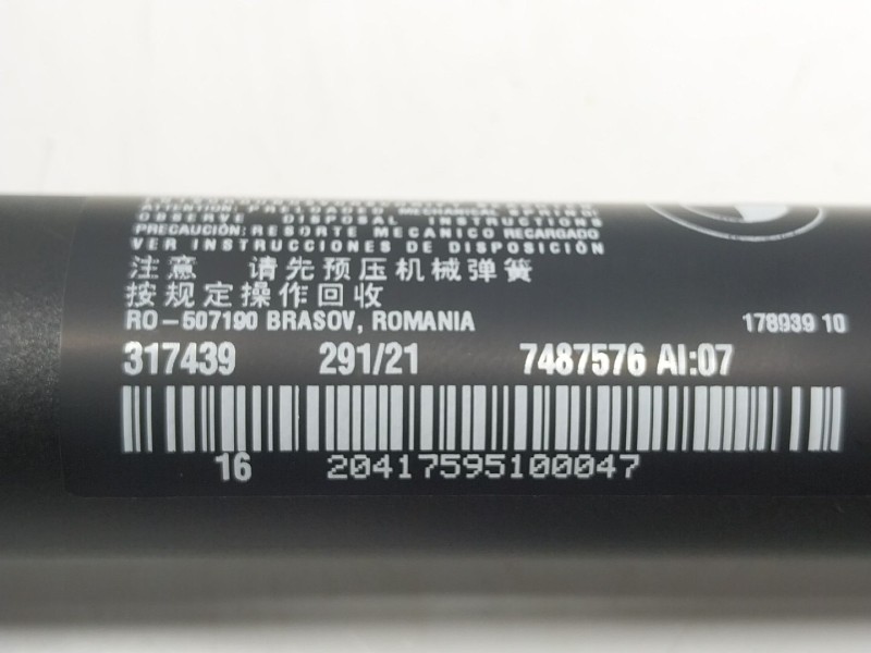 Recambio de amortiguadores maletero / porton para bmw 4 gran coupe (g26) 420 d mild-hybrid xdrive referencia OEM IAM  748757607 