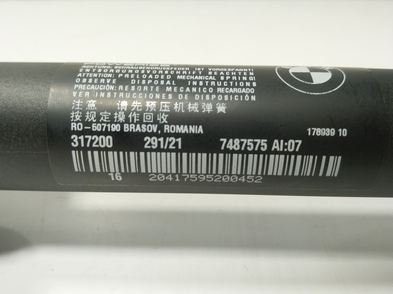 Recambio de amortiguadores maletero / porton para bmw 4 gran coupe (g26) 420 d mild-hybrid xdrive referencia OEM IAM  748757507 