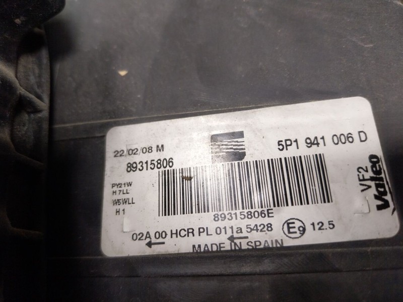 Recambio de faro derecho para seat toledo iii (5p2) 2.0 fsi referencia OEM IAM   