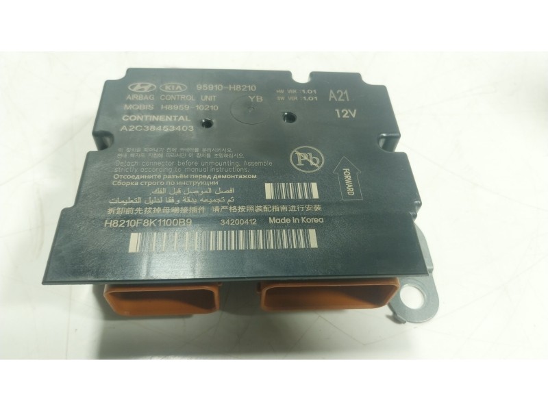 Recambio de centralita airbag para kia stonic (yb) 1.0 t-gdi referencia OEM IAM 95910H8210 95910H8210 