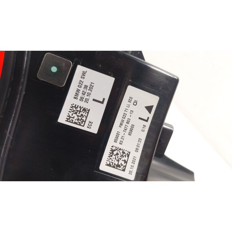Recambio de piloto trasero izquierdo para bmw 4 gran coupe (g26) 420 d mild-hybrid xdrive referencia OEM IAM 63217477603 6321747