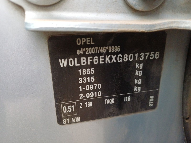 opel astra k (b16) del año 2016