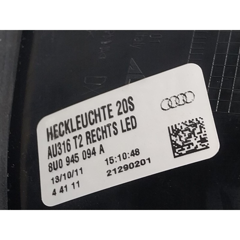 Recambio de piloto trasero derecho para audi q3 (8ub, 8ug) 2.0 tdi quattro referencia OEM IAM  8U0945094A 