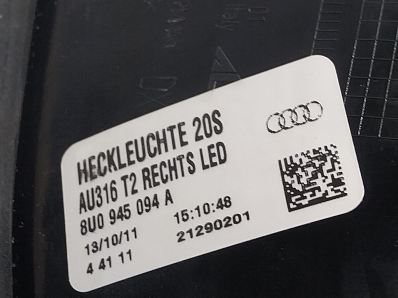 Recambio de piloto trasero derecho para audi q3 (8ub, 8ug) 2.0 tdi quattro referencia OEM IAM  8U0945094A 