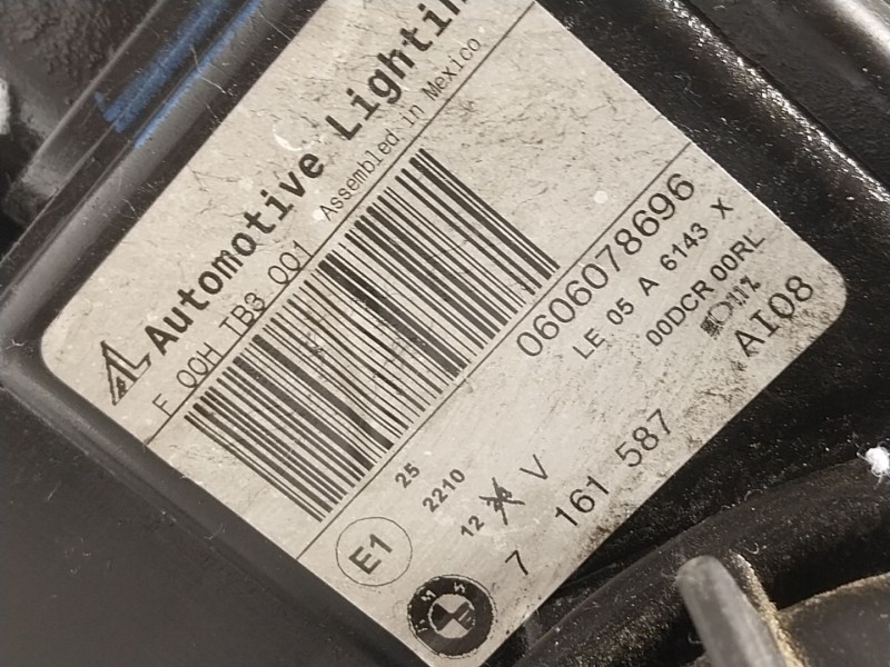 Recambio de faro izquierdo para bmw x5 (e70) 3.0 d referencia OEM IAM  716158708 