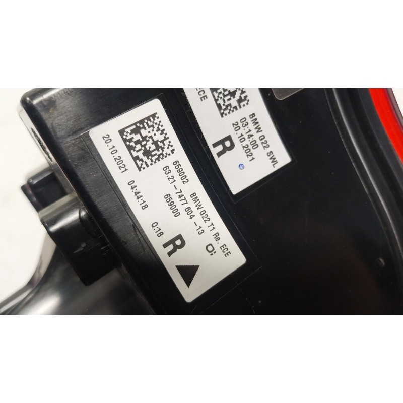 Recambio de piloto trasero derecho para bmw 4 gran coupe (g26) 420 d mild-hybrid xdrive referencia OEM IAM 63217477604 632174776