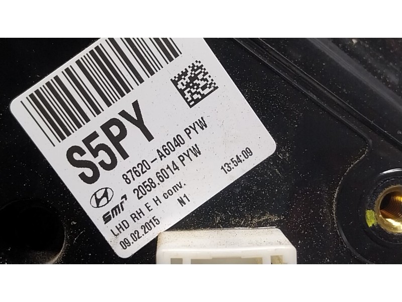 Recambio de espejo derecho para hyundai i30 (gd) 1.4 referencia OEM IAM 87620A6040 87620A6040 