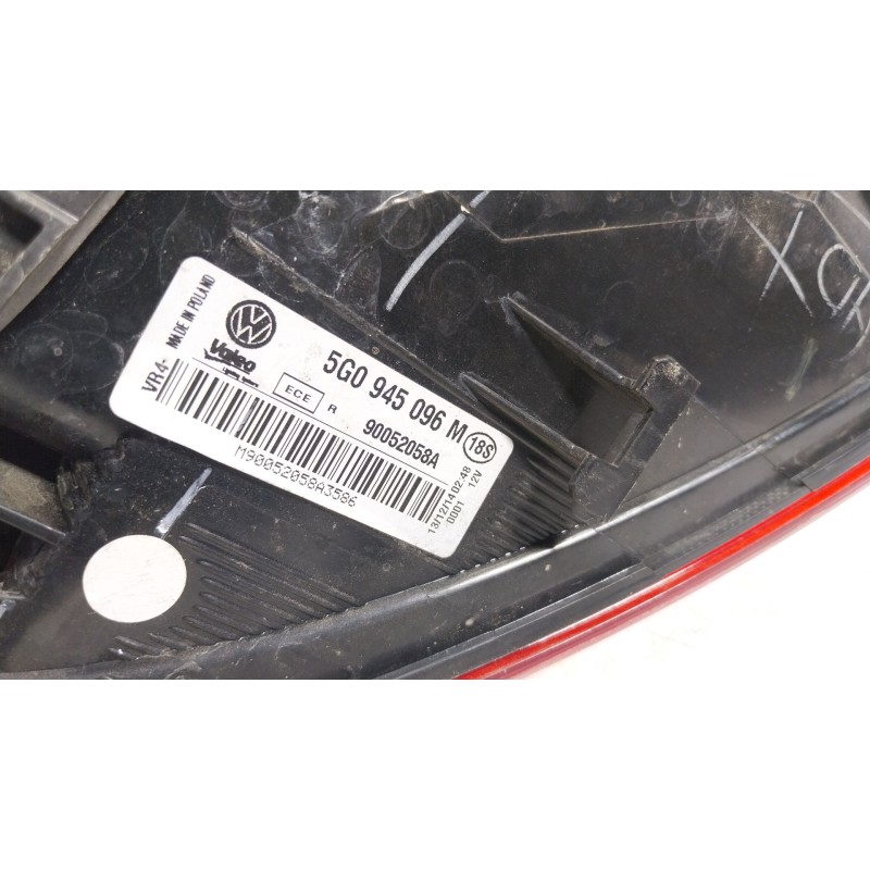 Recambio de piloto trasero derecho para volkswagen golf vii (5g1, bq1, be1, be2) 1.6 tdi referencia OEM IAM  5G0945096M 
