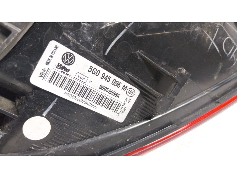 Recambio de piloto trasero derecho para volkswagen golf vii (5g1, bq1, be1, be2) 1.6 tdi referencia OEM IAM  5G0945096M 