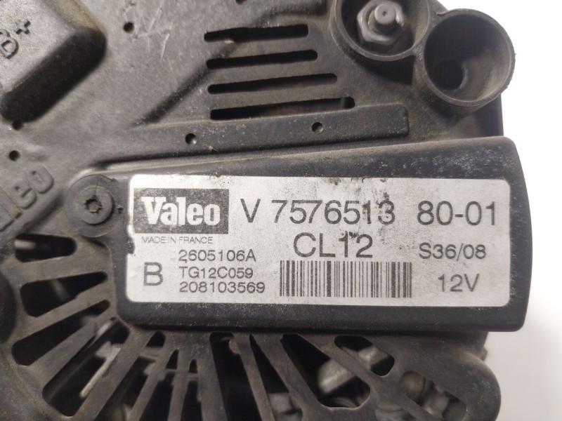 Recambio de alternador para peugeot 207 1.6 16v turbo cat (5fy / ep6dts) referencia OEM IAM  2605106A 