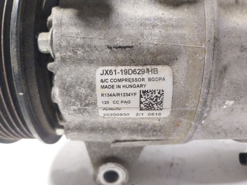 Recambio de compresor aire acondicionado para ford puma (j2k, cf7) 1.0 ecoboost referencia OEM IAM  JX6119D629HB 