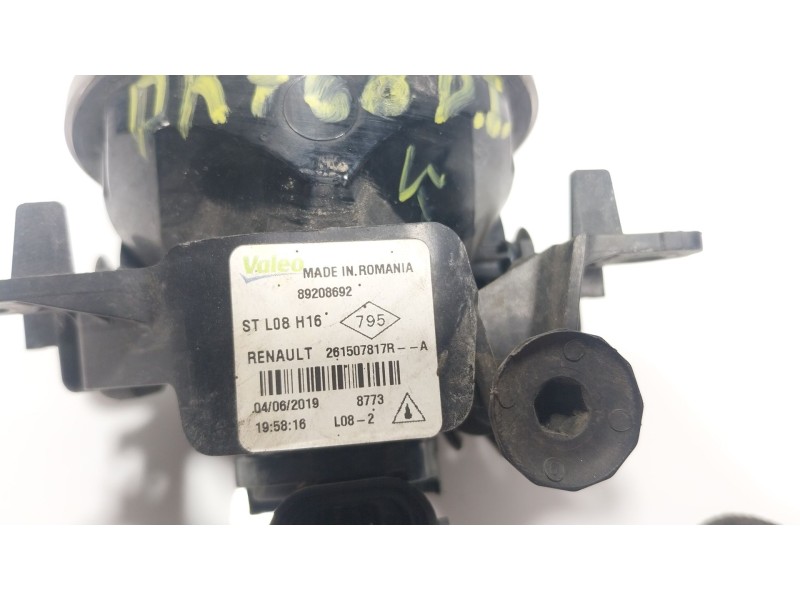 Recambio de faro antiniebla izquierdo para dacia dokker furgoneta/monovolumen 1.6 referencia OEM IAM  261507817R 