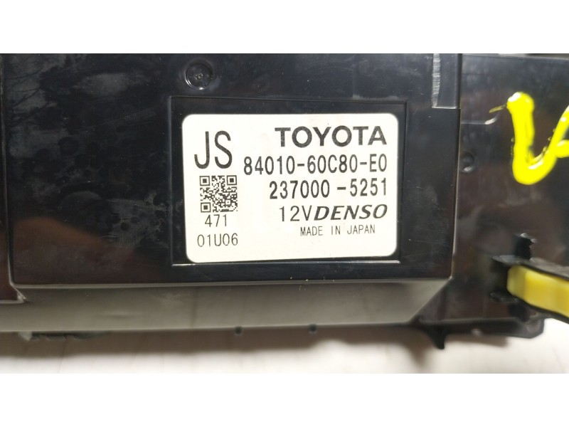 Recambio de mando climatizador para toyota land cruiser prado (_j15_) 2.8 d-4d (gdj150_, gdj155_, gdj150) referencia OEM IAM  84