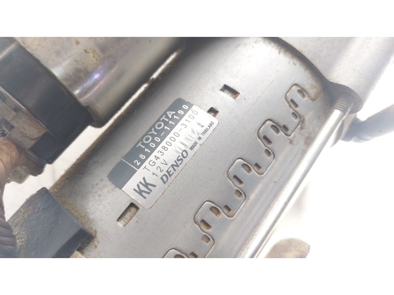 Recambio de motor arranque para toyota land cruiser prado (_j15_) 2.8 d-4d (gdj150_, gdj155_, gdj150) referencia OEM IAM  281001