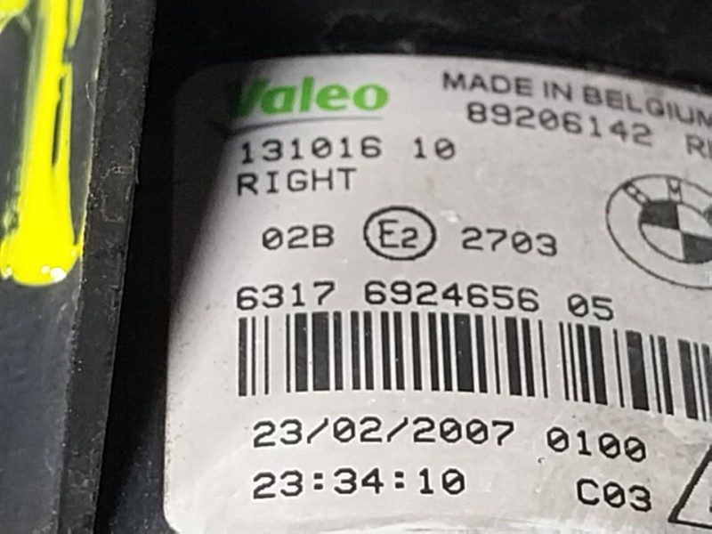 Recambio de faro antiniebla derecho para bmw x5 (e70) 3.0 d referencia OEM IAM  6317692465605 