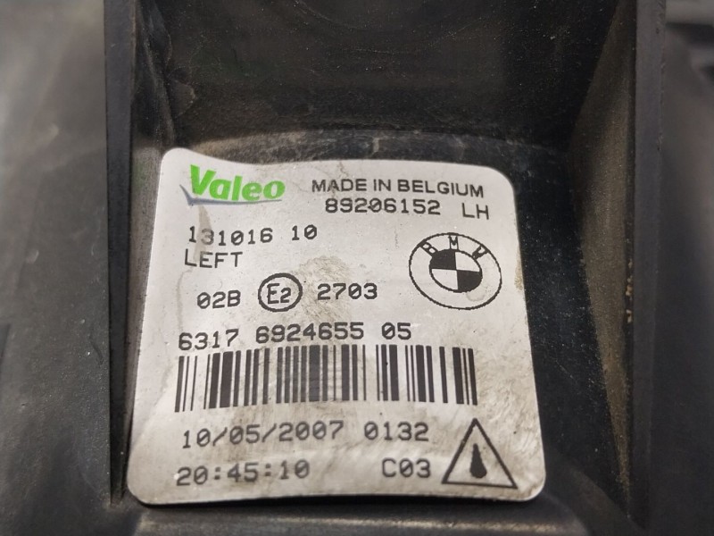 Recambio de faro antiniebla izquierdo para bmw x5 (e70) 3.0 d referencia OEM IAM  6317692465505 