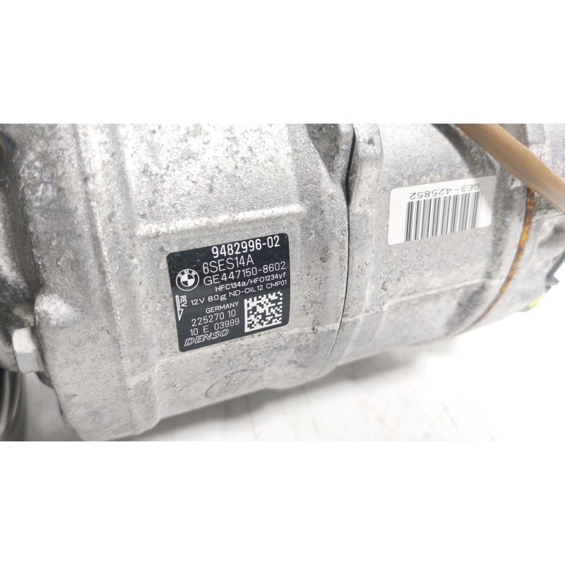 Recambio de compresor aire acondicionado para bmw 4 gran coupe (g26) 420 d mild-hybrid xdrive referencia OEM IAM 64529482996 948