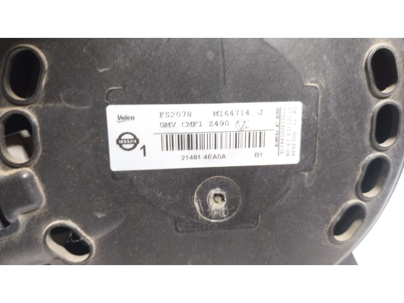 Recambio de electroventilador para renault kadjar (ha_, hl_) 1.2 tce 130 referencia OEM IAM  214814EA0A 