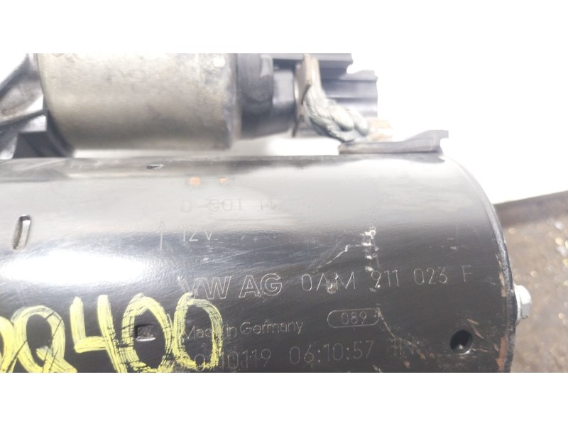 Recambio de motor arranque para audi a1 (8x1, 8xk) 1.4 tfsi referencia OEM IAM 0AM911023F 0AM911023F 
