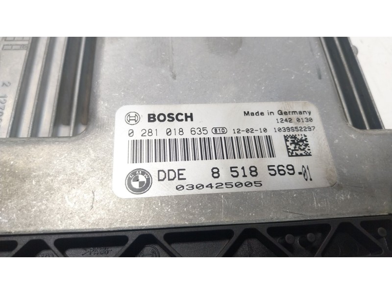 Recambio de centralita motor uce para bmw 1 (f20) 116 d referencia OEM IAM  851856801 