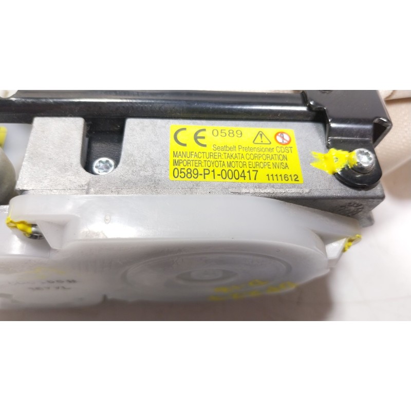 Recambio de cinturon seguridad delantero izquierdo para toyota land cruiser prado (_j15_) 2.8 d-4d (gdj150_, gdj155_, gdj150) re