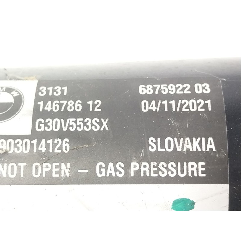 Recambio de amortiguador delantero derecho para bmw 5 (g30, f90) 530 i mild-hybrid xdrive referencia OEM IAM  3131687592203 
