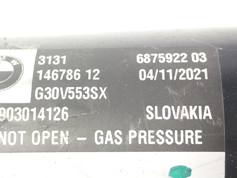 Recambio de amortiguador delantero derecho para bmw 5 (g30, f90) 530 i mild-hybrid xdrive referencia OEM IAM  3131687592203 