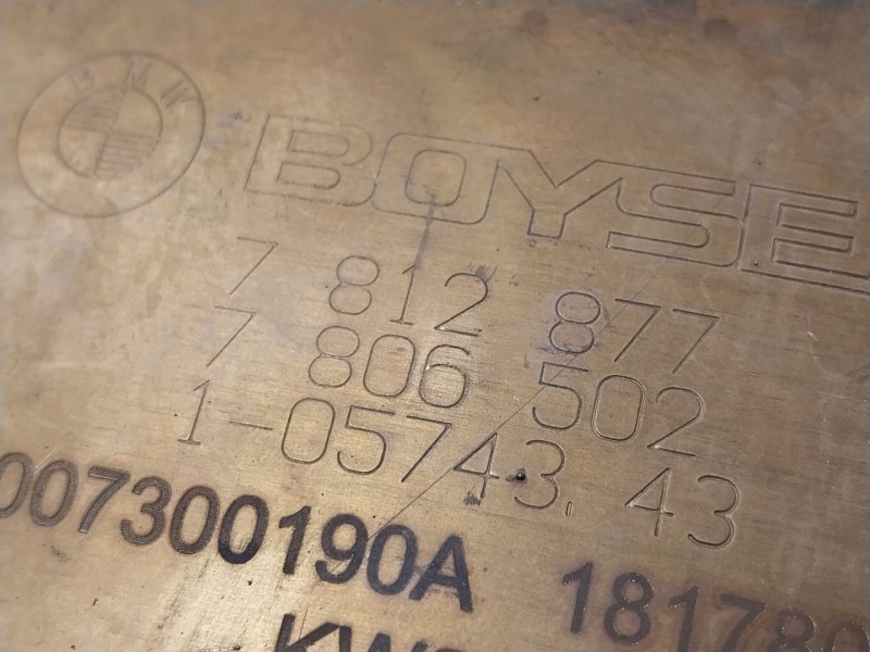 Recambio de catalizador para bmw x5 (e70) 3.0 d referencia OEM IAM  7812877 