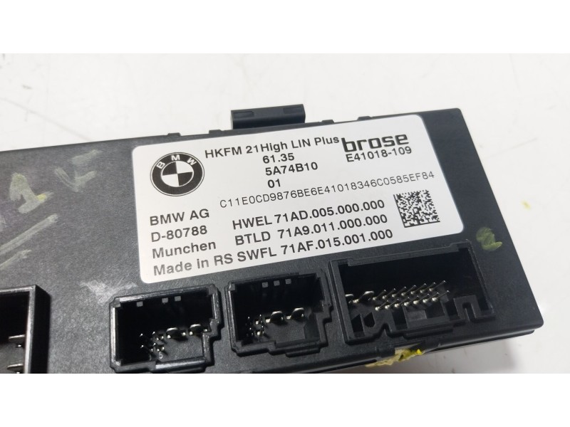 Recambio de modulo electronico para bmw x7 (g07) xdrive 40 d mild-hybrid referencia OEM IAM  61355A74B10 