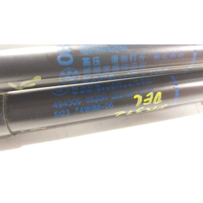 Recambio de amortiguador capot para bmw x7 (g07) xdrive 40 d mild-hybrid referencia OEM IAM  51237418188 