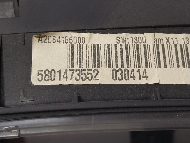 Recambio de cuadro instrumentos para iveco daily vi furgoneta 33s15, 35s15, 35c15 referencia OEM IAM  5801473552 