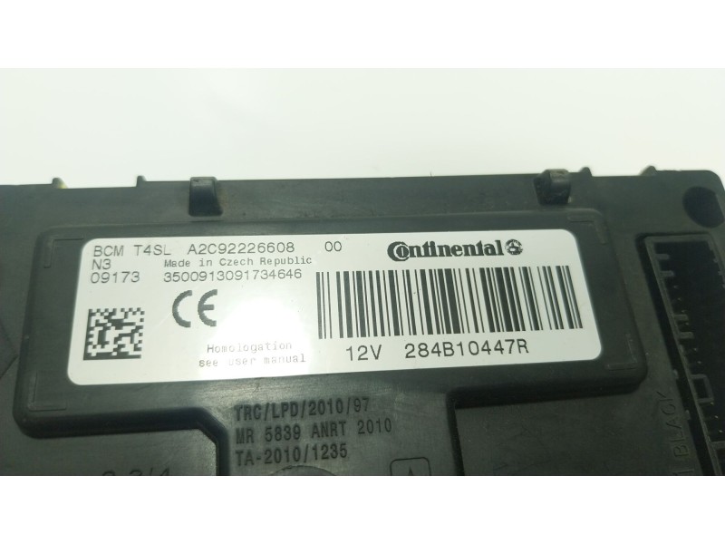 Recambio de modulo electronico para dacia dokker furgoneta/monovolumen 1.6 referencia OEM IAM   284B10447R