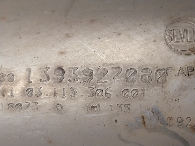 Recambio de filtro de particulas para peugeot boxer furgoneta 2.2 bluehdi 120 referencia OEM IAM 1640323780 1393927080 