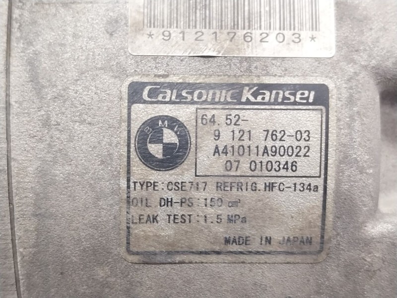 Recambio de compresor aire acondicionado para bmw x5 (e70) 3.0 d referencia OEM IAM 64529185146 912176203 