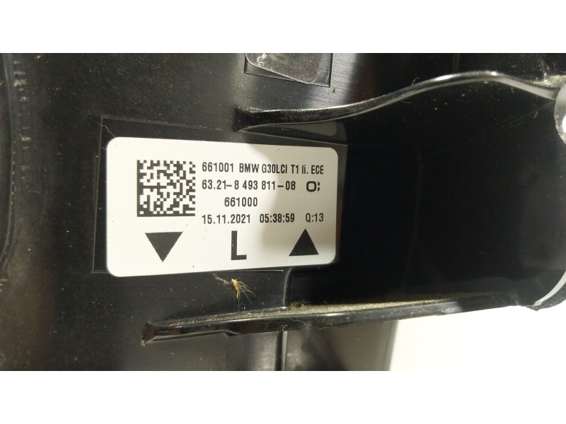 Recambio de piloto trasero izquierdo para bmw 5 (g30, f90) 530 i mild-hybrid xdrive referencia OEM IAM  63218493811 