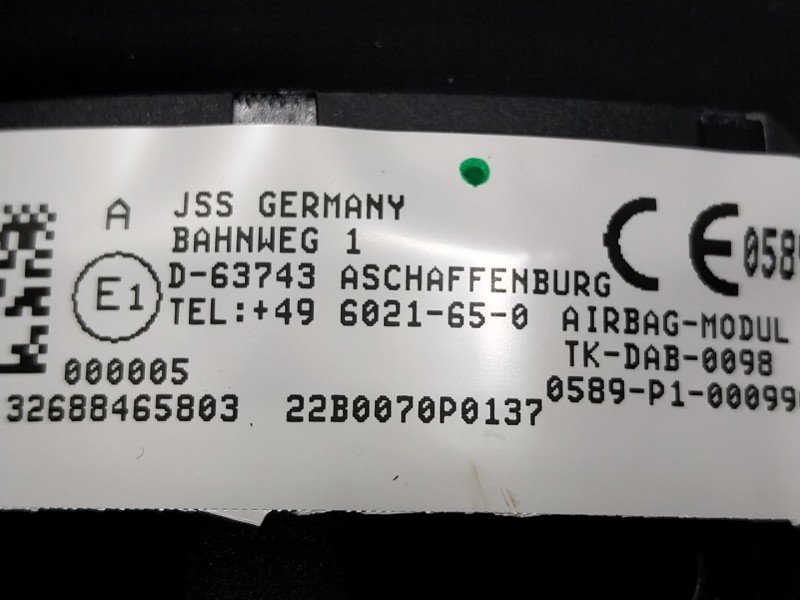 Recambio de airbag delantero izquierdo para bmw x5 (e70) 3.0 d referencia OEM IAM 32306884666 32688465803 