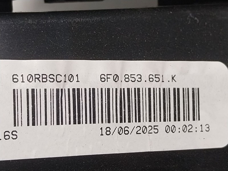 Recambio de rejilla para seat ibiza v (kj1, kjg) 1.0 tsi referencia OEM IAM  6F0853651K 