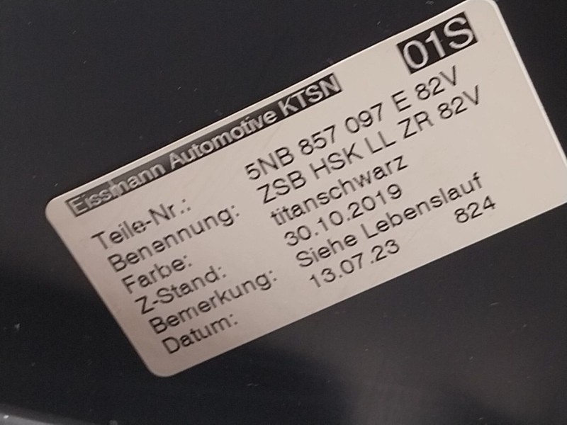 Recambio de guantera para volkswagen tiguan (ad1, ax1) 2.0 tdi referencia OEM IAM  5NB857097E 