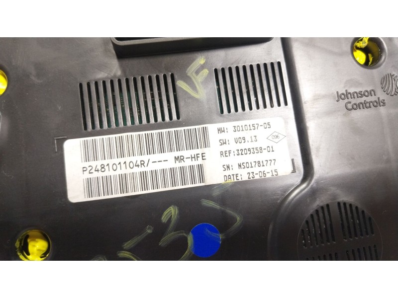 Recambio de cuadro instrumentos para renault kadjar (ha_, hl_) 1.2 tce 130 referencia OEM IAM 248101104R 248101104R 